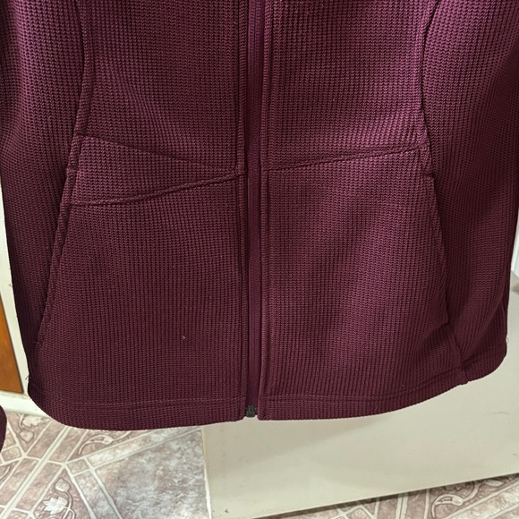 Spyder Maroon Ribbed Jacket - Picture 6 of 10